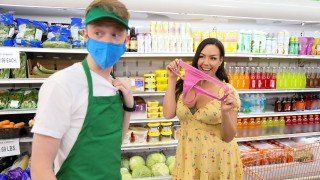 storeclerk - Big Titty Slutty MILF At The Supermarket