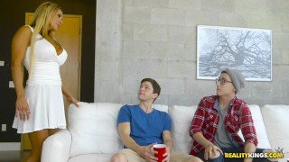 Tegan James in Horny MILF Seduces Her Son's Friend
