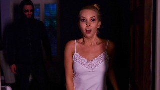 mike mancini - Hot Blonde Gets Chased By Mystery Man
