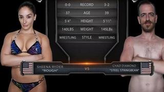 wrestling - Nude Wrestling With Sheena Ryder