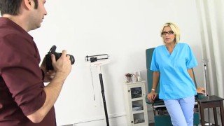 Brittany Andrews in Photo Shoot With MILF Nurse Brittany